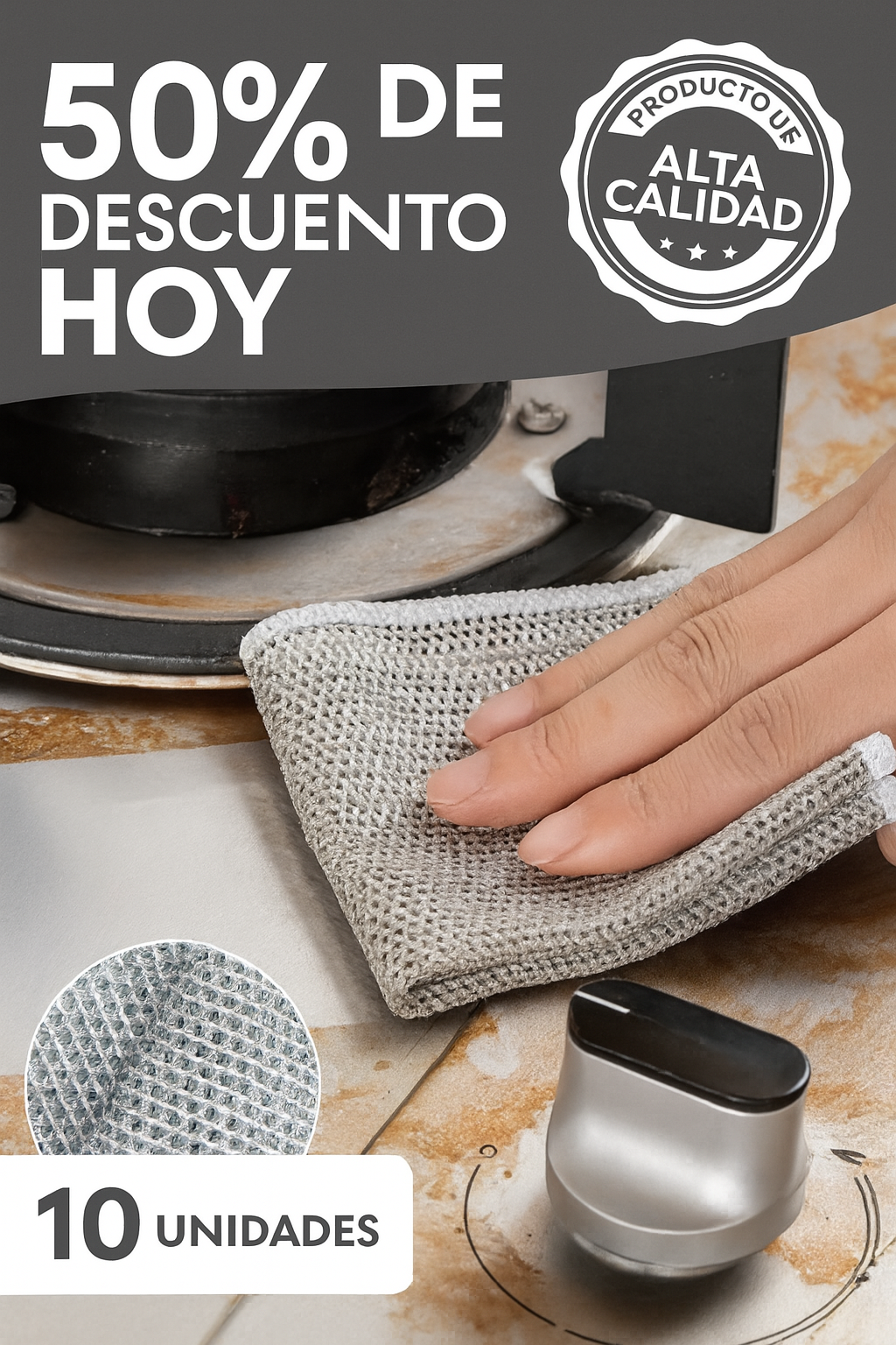 Paños mágicos de limpieza | 10 UNDS AL 50% DE DESCUENTO.